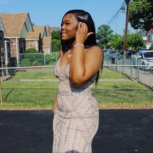 Embellished Blush Gown